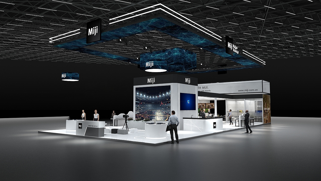 展台设计米技进博会设计