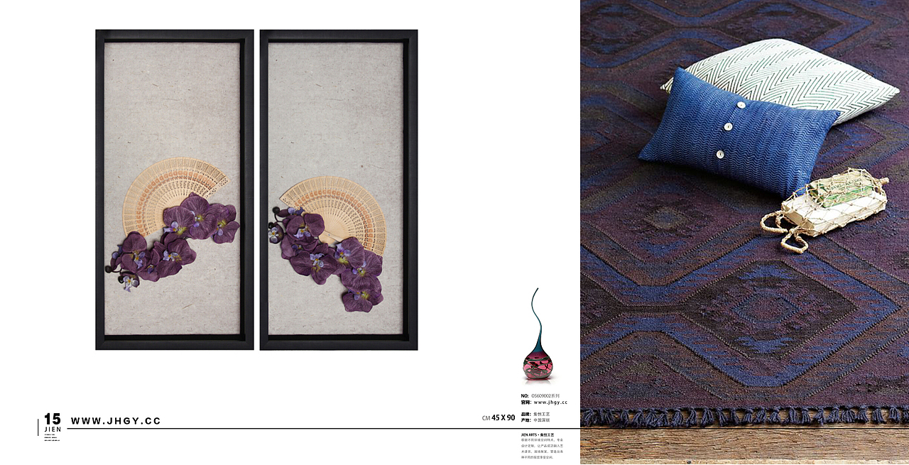 实物画,装饰画,实物装置,立体效果