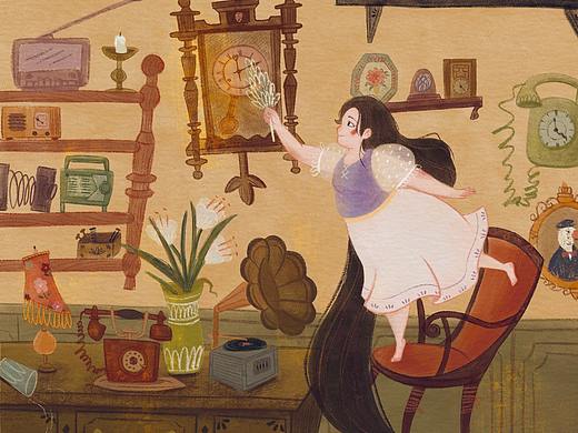 纹理风插画