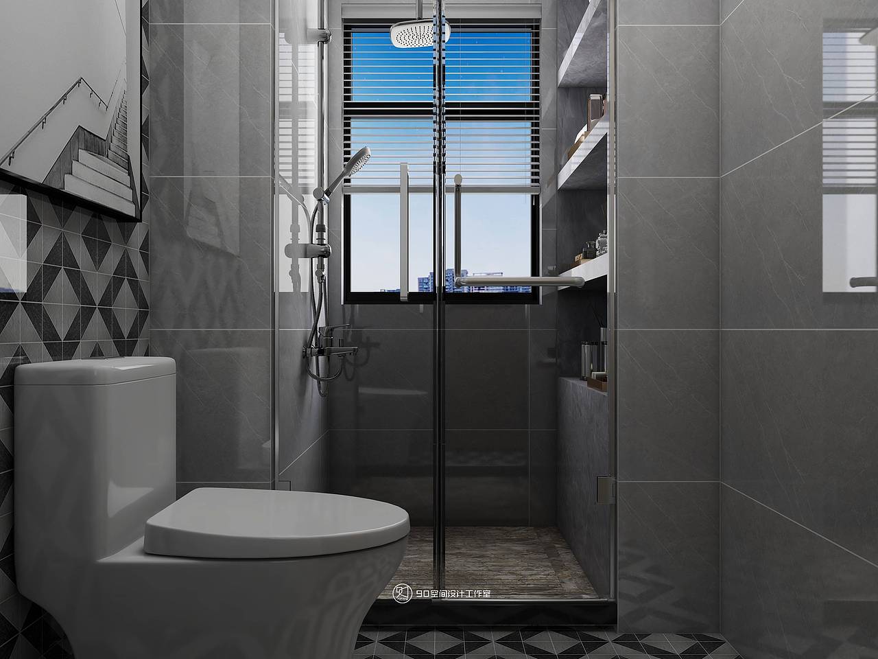 90空间设计《翻糖花园》140平方现代轻奢3房2厅2卫