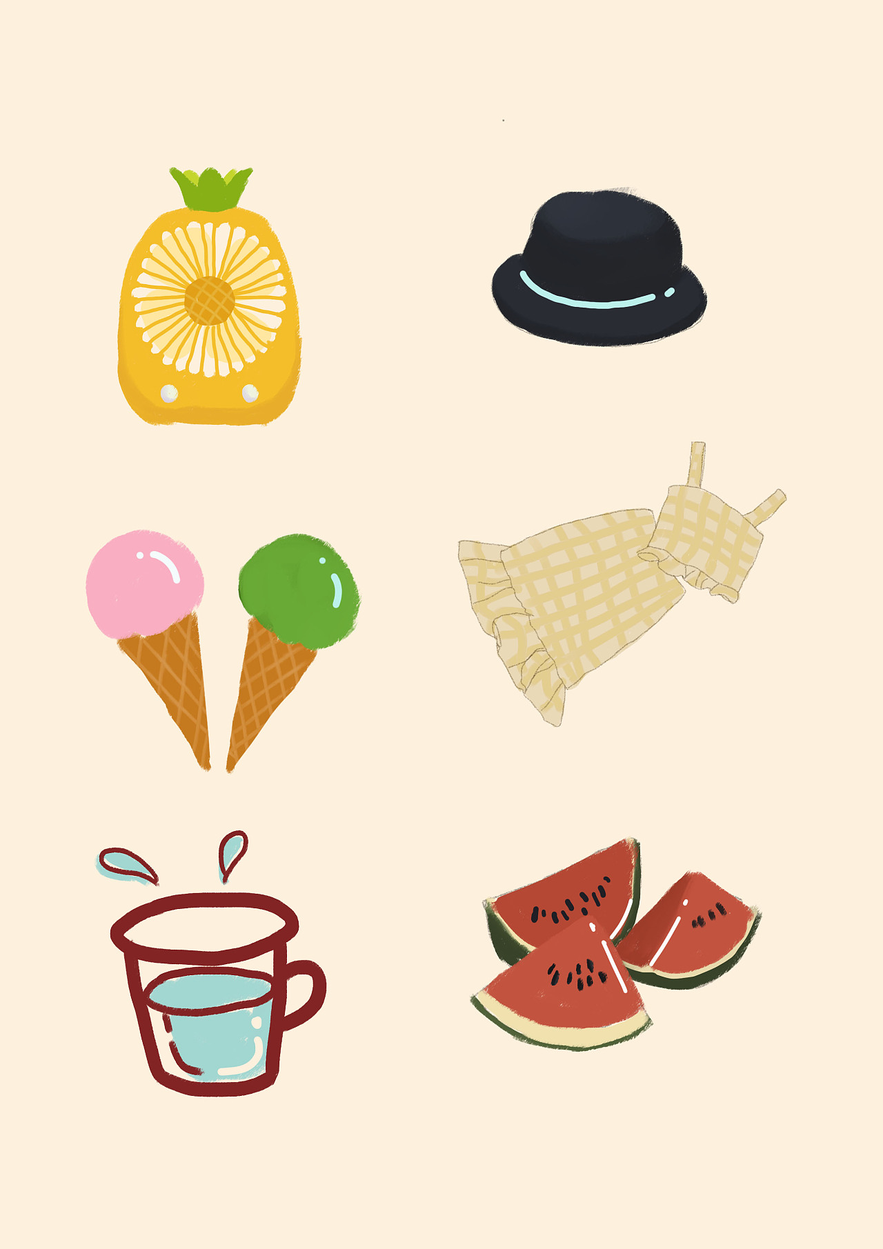 夏天必备小物品~~                  收藏