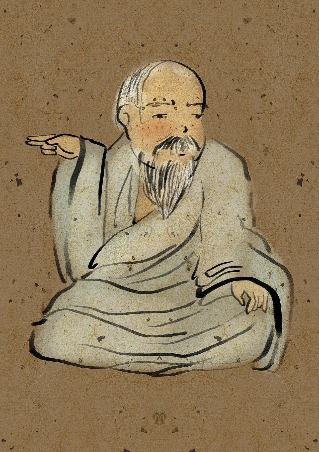 齐白石国画人物Q版 剧场（图ZMjM5NTkzNTcy） - 创作习作 - 站酷设计师困獸原创素材 - 站酷ZCOOL