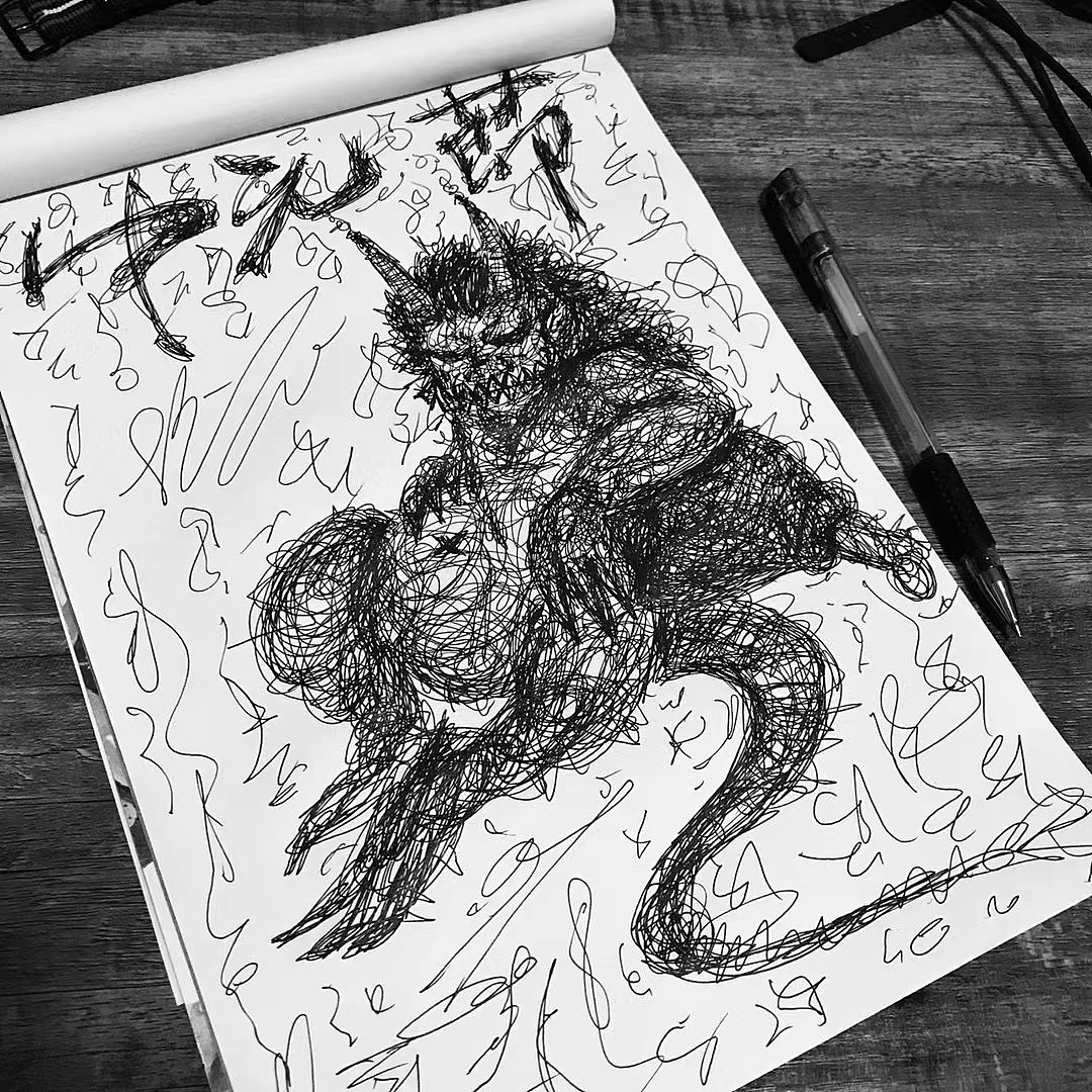 手稿合集 | 我眼里的神 獸系列（圖ZMjY4OTg2OTY4） - 創(chuàng)作習(xí)作 - 站酷設(shè)計師SCREW6原創(chuàng)素材 - 站酷ZCOOL