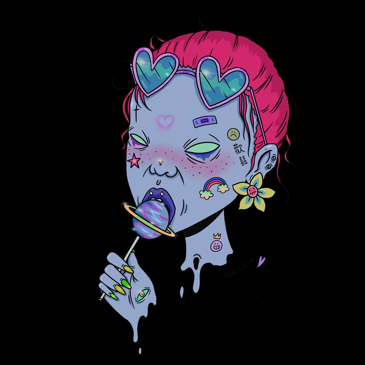 girls / 部分涂鸦头像