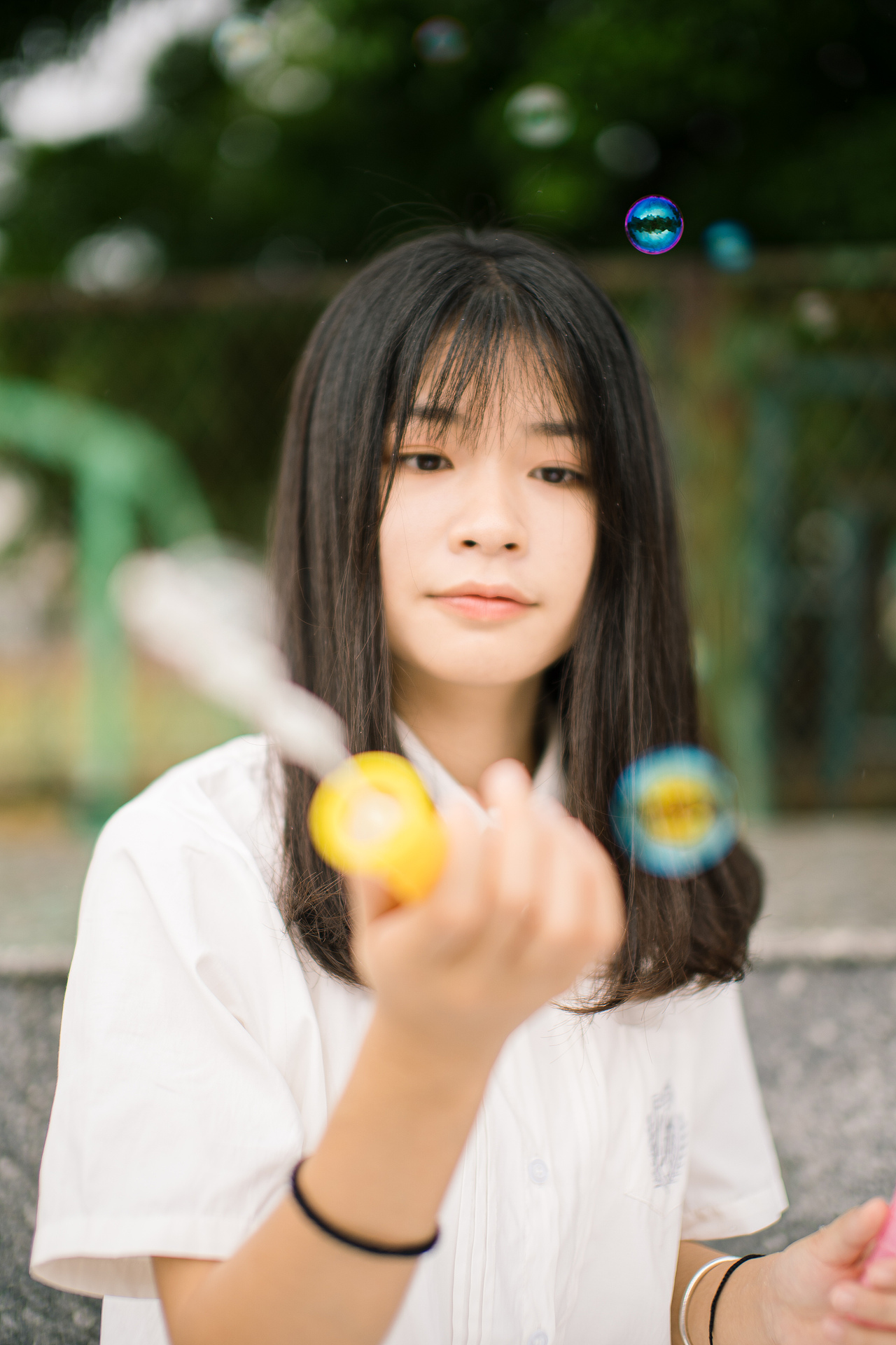 雨天JK-下雨也要出来拍照鸭~