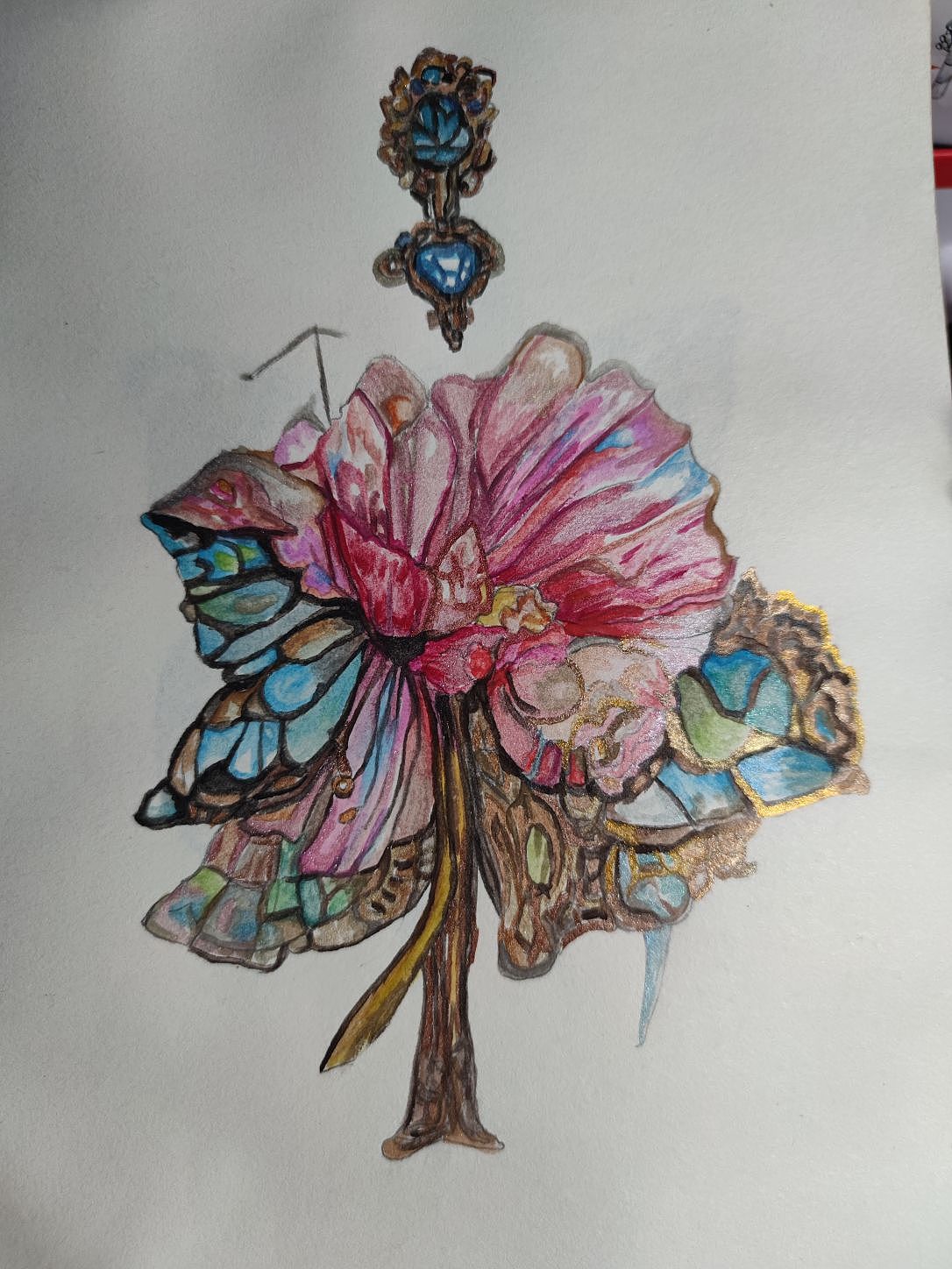 蜉蝣解语(临摹)