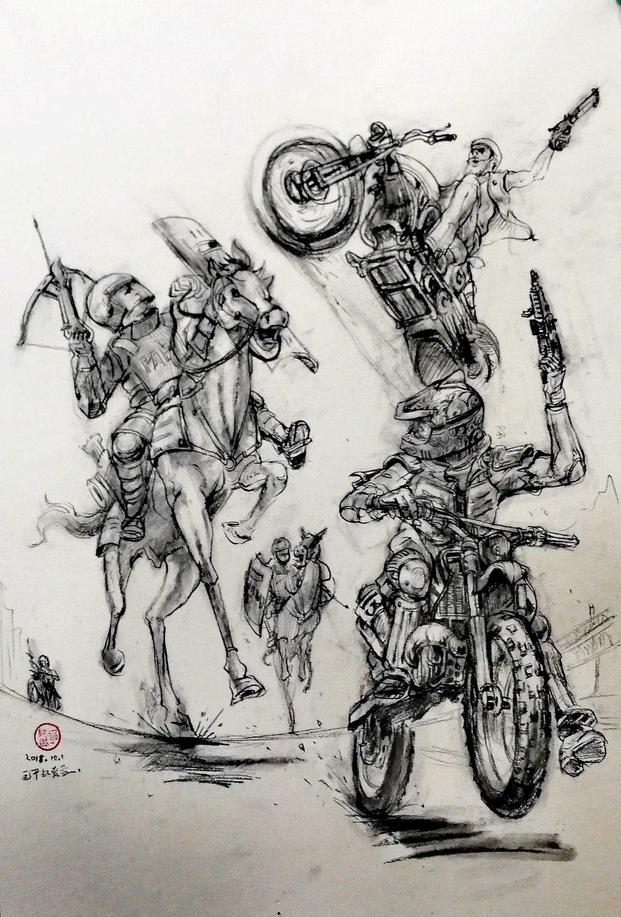 临摹习作（图ZMTU2MDIzMzg0） - 绘画 - 站酷设计师丁炏燚原创素材 - 站酷ZCOOL