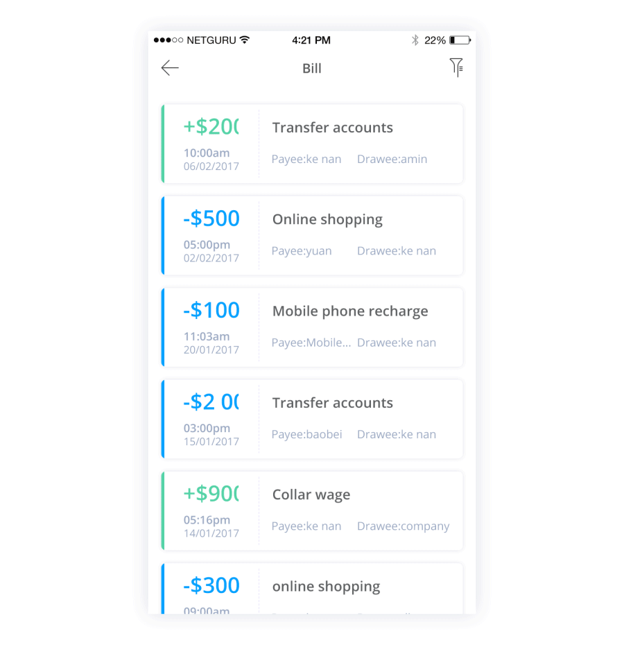 Wallet-App（图ZNzAxMjQ1NzY=） - APP界面 - 站酷设计师Ooc_辉原创素材 - 站酷ZCOOL
