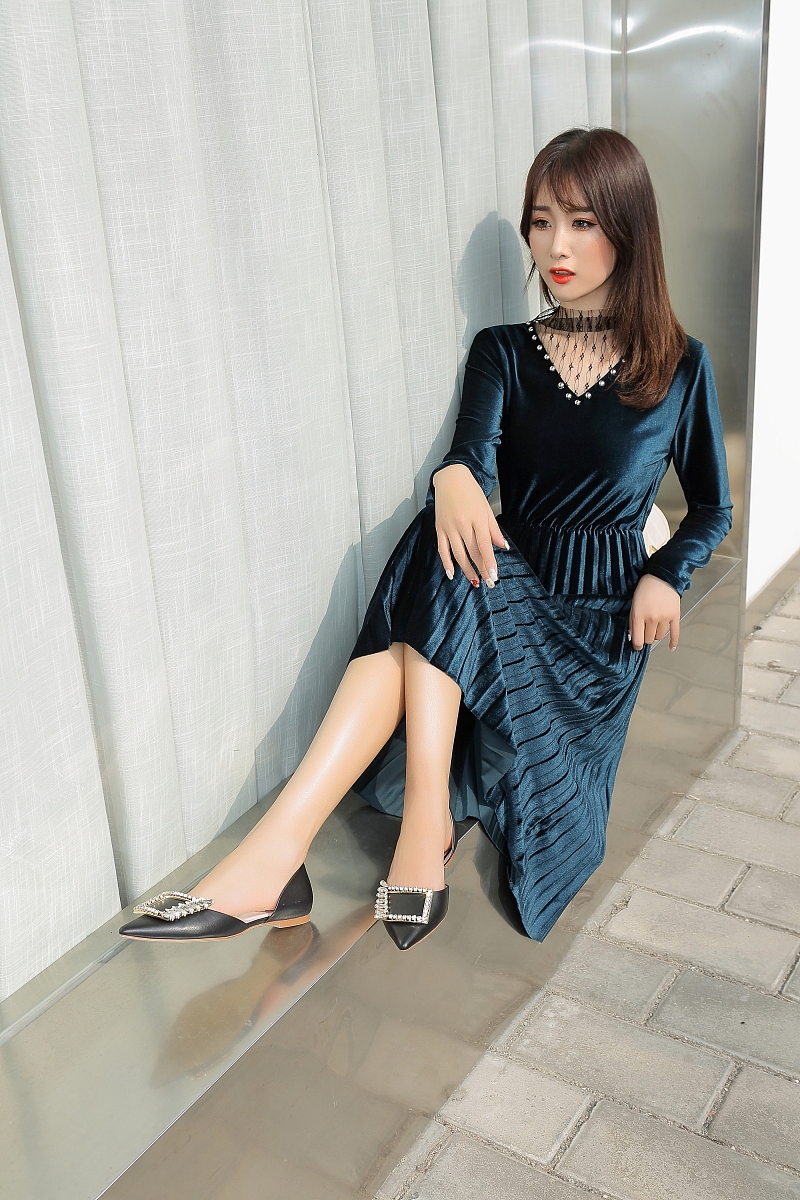 淘宝网拍 鞋子摄影 时尚单鞋拍摄 女鞋模特拍照