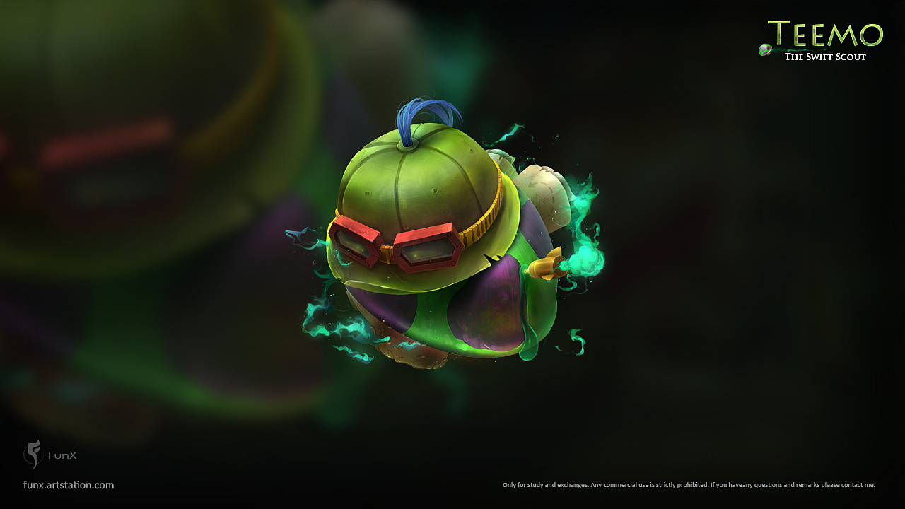 英雄联盟_提莫 主题UI（图ZNDUzOTI0MzI=） - 游戏UI - 站酷设计师_FunX原创素材 - 站酷ZCOOL