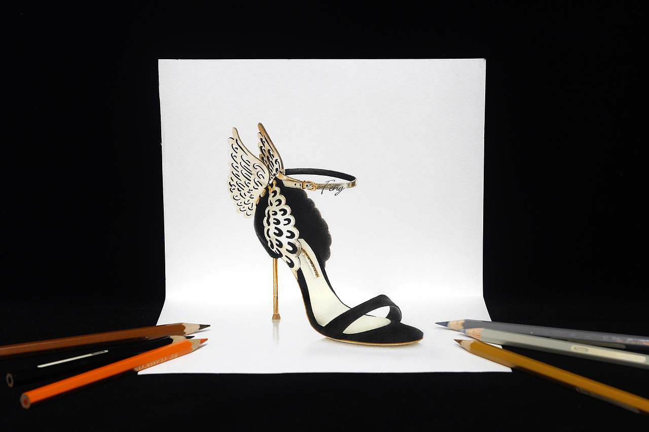 彩铅手绘——3D立体画(合集多图)