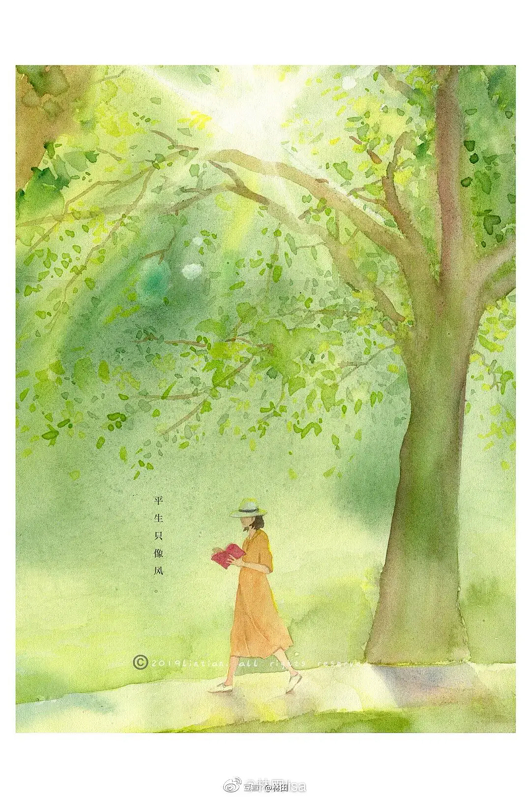 插画里的夏天｜水彩+板绘（图ZMzExOTI4MTg4） - 艺术插画 - 站酷设计师林田lisa原创素材 - 站酷ZCOOL