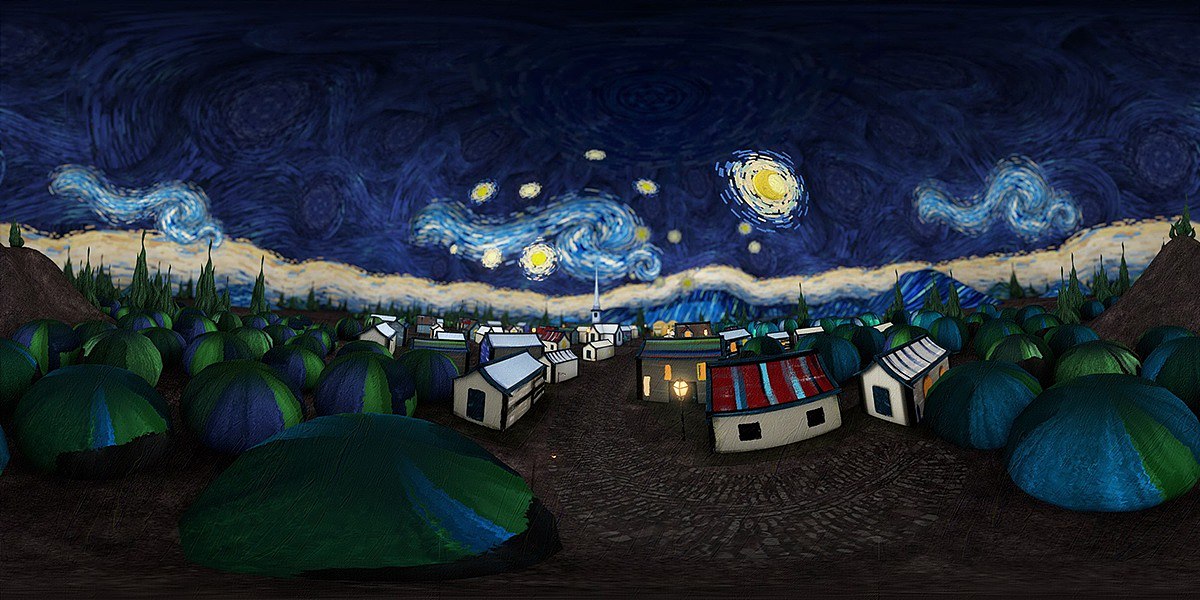 thestarrynightofvangogh梵高星月夜动画短片vr