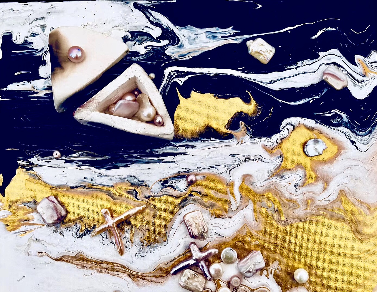 北溟珍珠系列之「妆奁」7系 「玄霜」