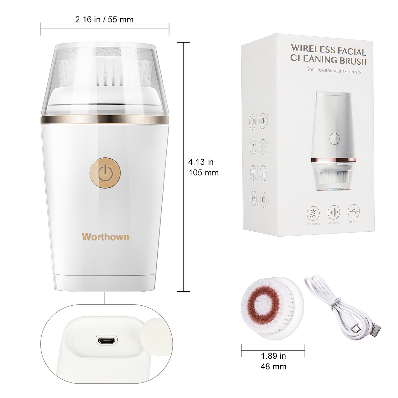 亚马逊美国站-洁面仪拍摄+精修设计