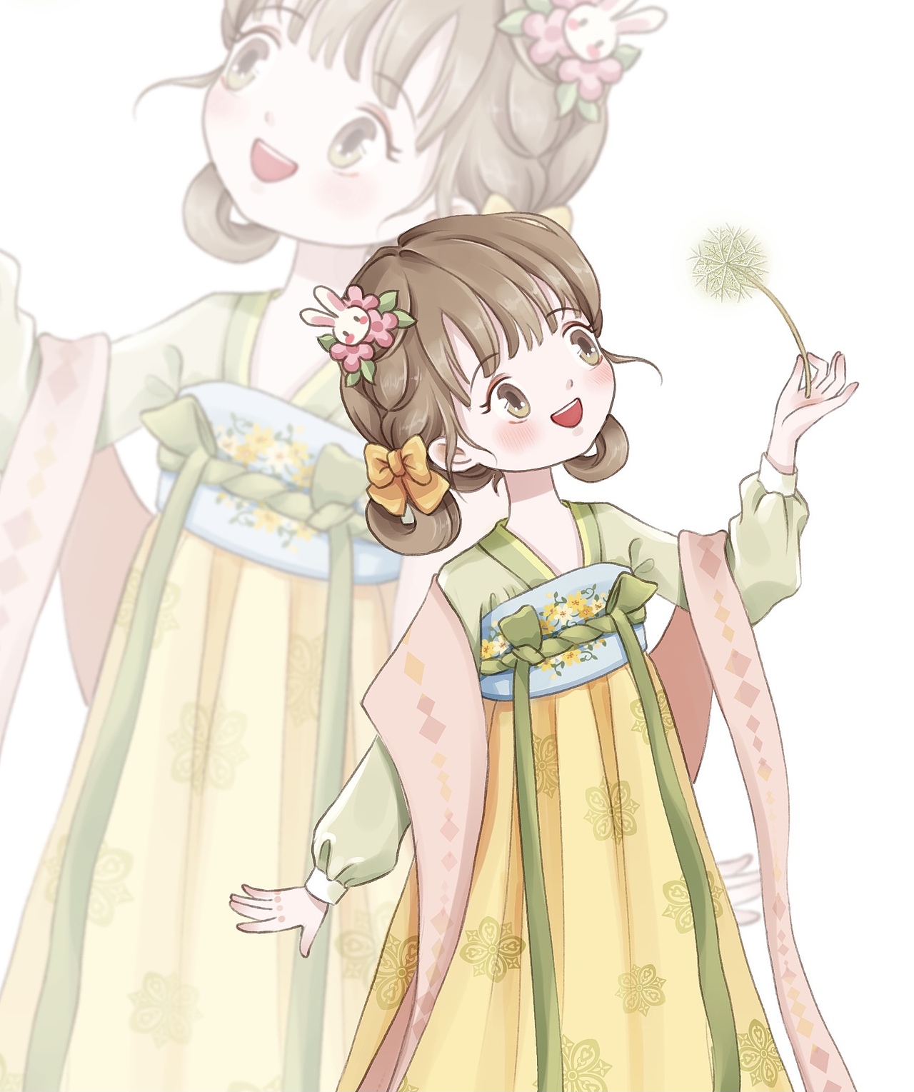 ipad-汉服小姐姐（图ZMjUyNTc2ODE2） - 创作习作 - 站酷设计师奕璇Yisyun原创素材 - 站酷ZCOOL