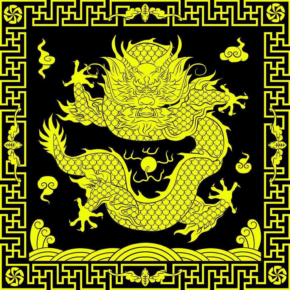 仿古风龙补印花（图ZNjIyMjgyMTI=） - 商业插画 - 站酷设计师GearMax原创素材 - 站酷ZCOOL