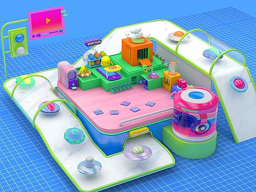 C4D流水线（个人主页-ZMjQyMDk2OTY=） - 动画/影视 - 站酷设计师胖胖小慕斯原创素材 - 站酷ZCOOL