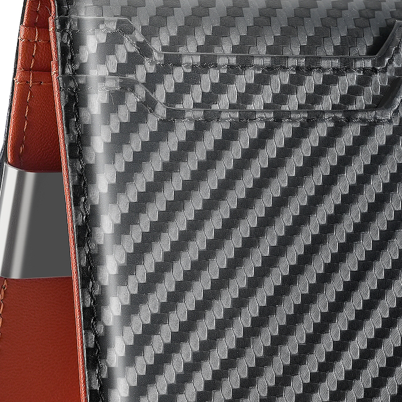 亚马逊主图碳纤维男士钱包精修图