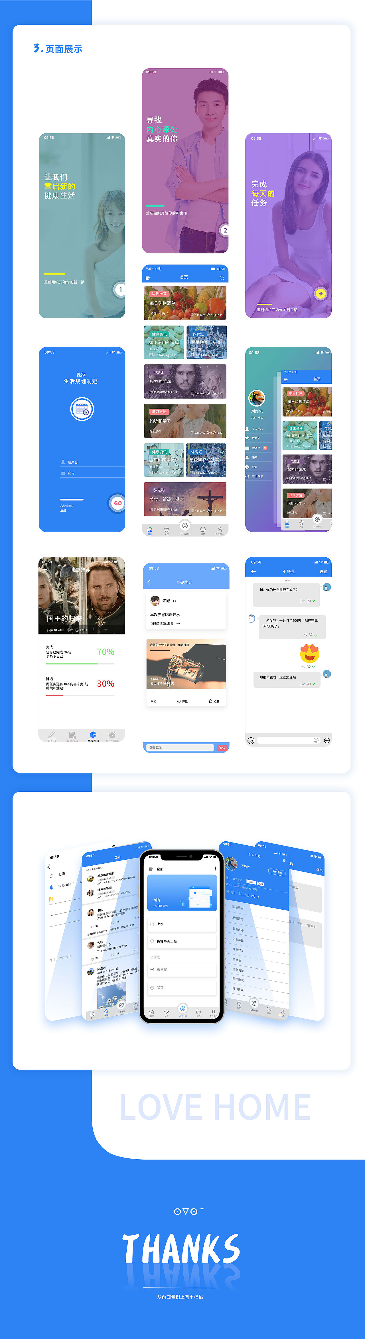 | 生活计划类APP |－爱家－改版设计（图ZMjgzNDM1NzEy） - APP界面 - 站酷设计师面包树上的杨桃原创素材 - 站酷ZCOOL