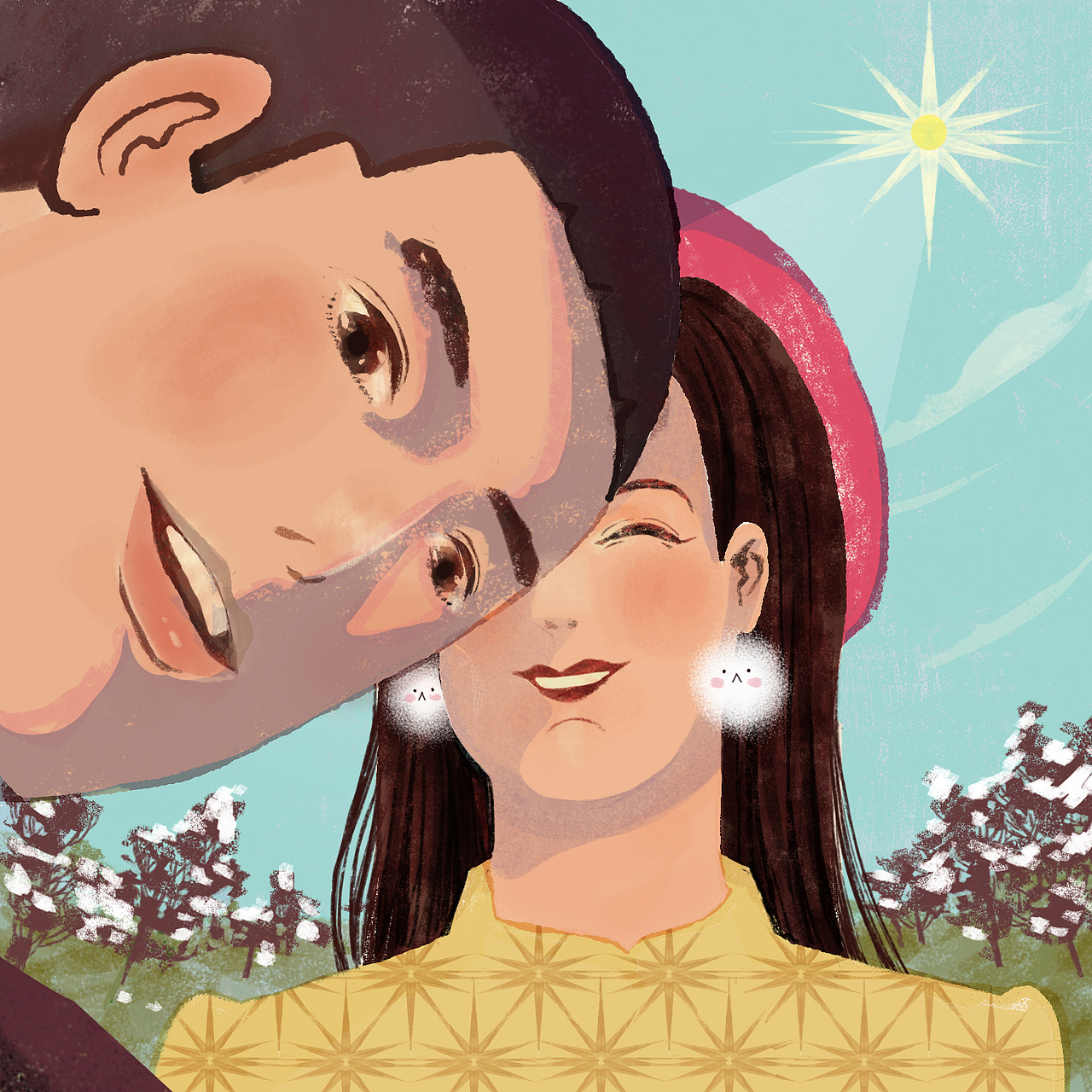 2020《和你》系列插画合集 50p