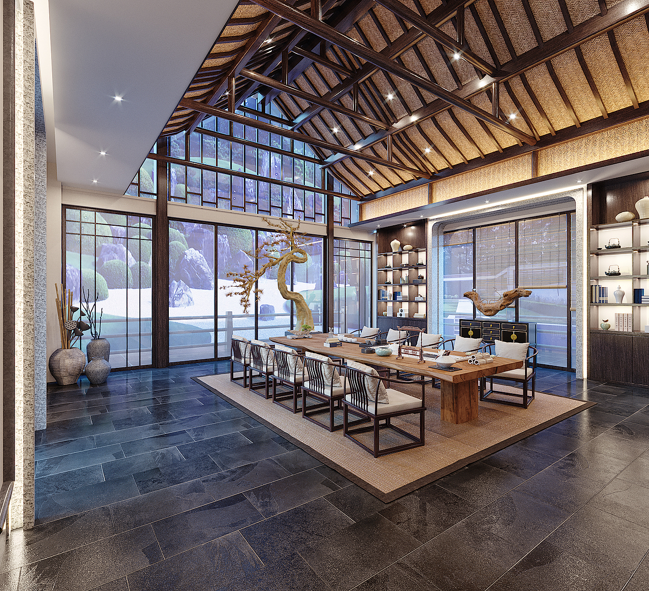 眉山书画院（图ZMTMwODg2NjY0） - 建筑/空间 - 站酷设计师北京表现汲原创素材 - 站酷ZCOOL