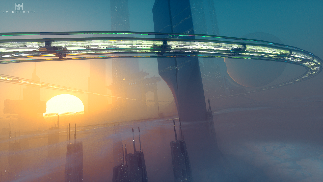 浪迹——落日幻影（图ZMTQ3MzQyMTUy） - 场景 - 站酷设计师EX浪客原创素材 - 站酷ZCOOL