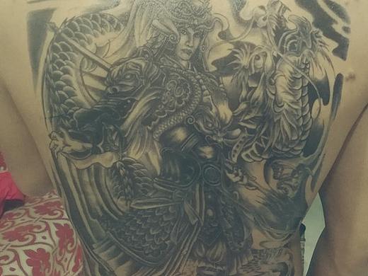 赵云 二郎神纹身 金左堂纹身安阳纹身水冶纹身修改纹身