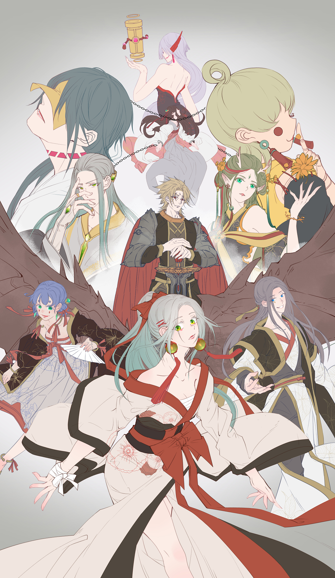 天劫神卷——大海报（图ZMTY4ODY0NjQ0） - 商业插画 - 站酷设计师西法酱原创素材 - 站酷ZCOOL