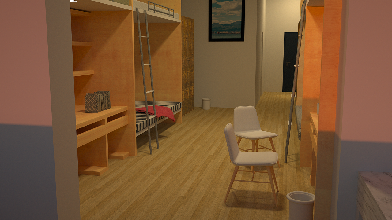 还原以前的宿舍|三维|场景|小小小普 - 原创作品 - 站酷 (zcool)