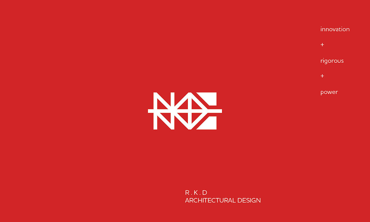 “RKD任楷”建筑设计公司LOGO