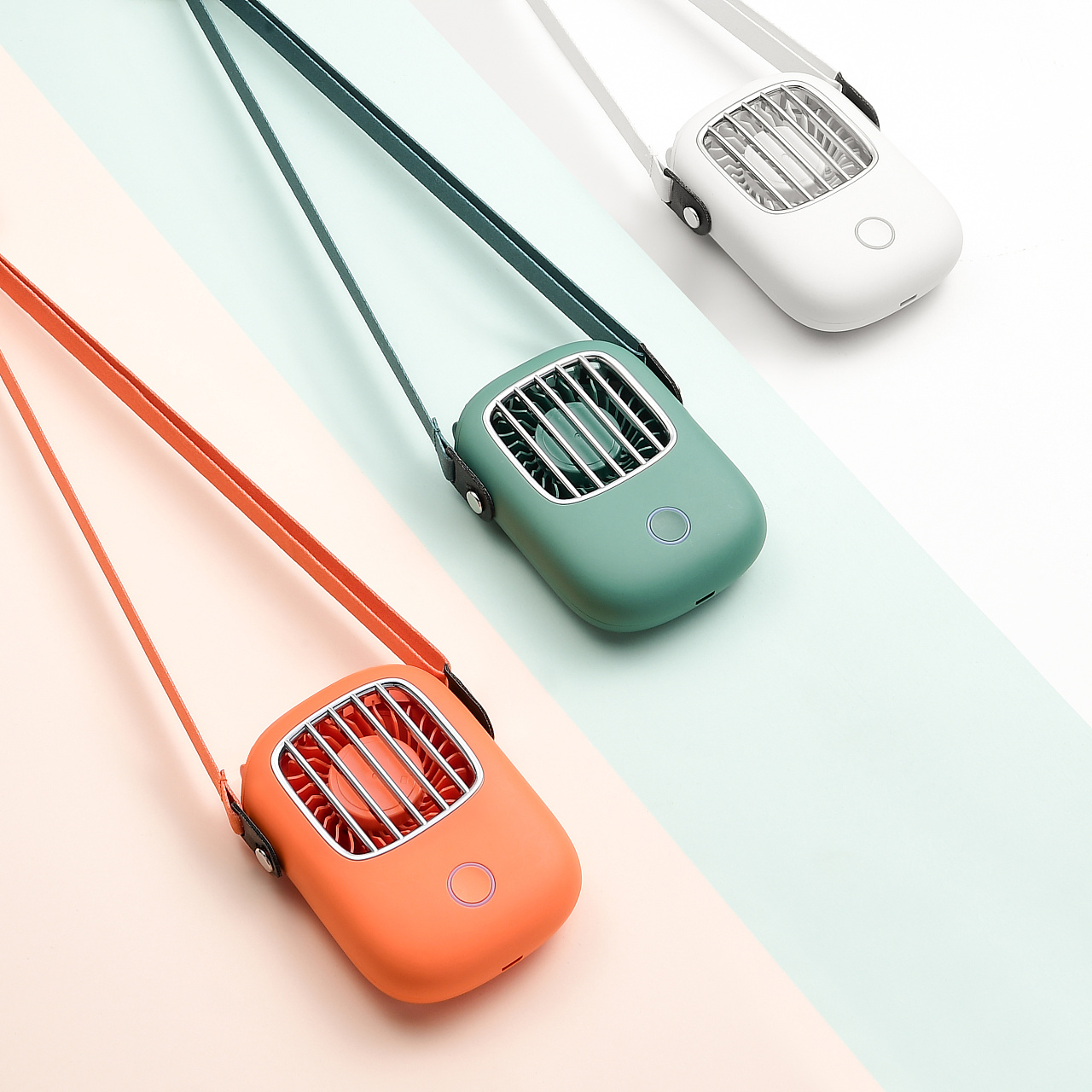 挂脖式迷你小风扇