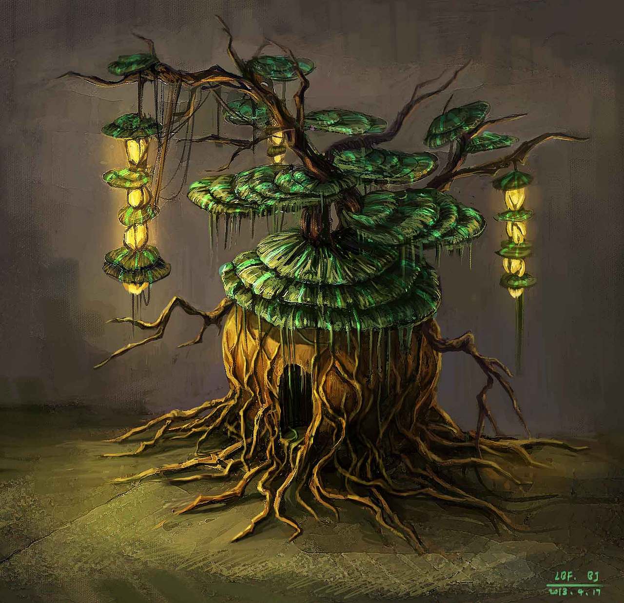 游戏原画-场景（图ZMTQ2MDIxMjg=） - 游戏原画 - 站酷设计师隐身中art原创素材 - 站酷ZCOOL