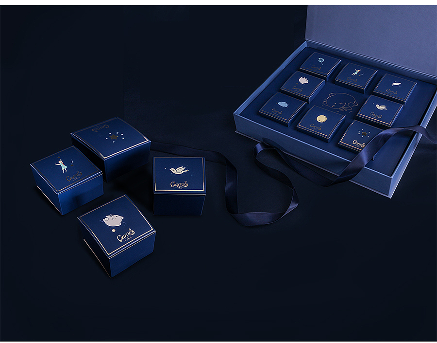 【方森园】中秋月饼盒包装设计——《露娜的月亮》（图ZMTYyMjI5MTQ4） - 包装 - 站酷设计师方森园包装原创素材 - 站酷ZCOOL