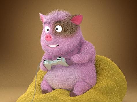 A day of pink pig