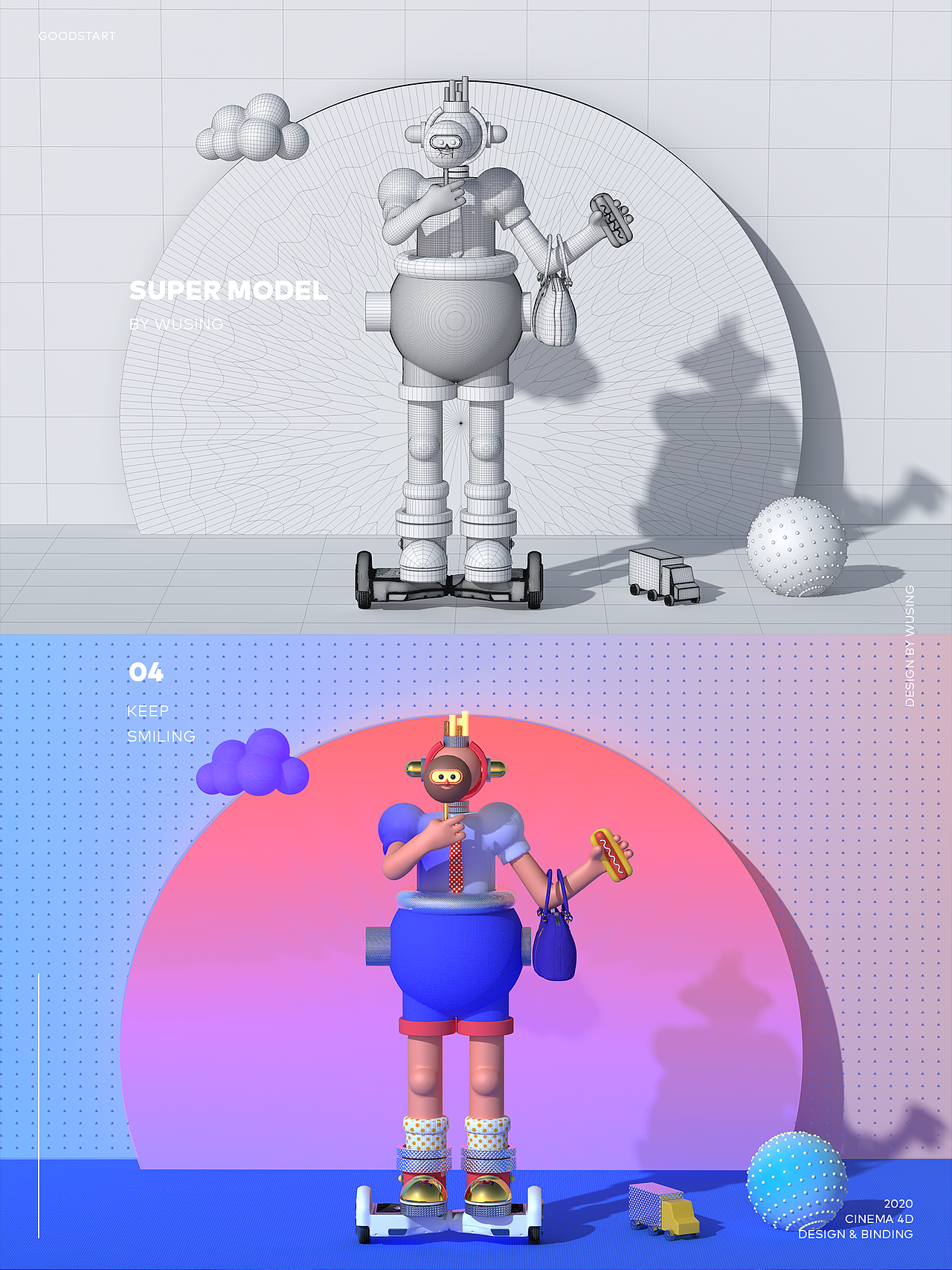 CINEMA 4D 生活的小琐事（图ZMjA0MjgwODEy） - 场景 - 站酷设计师W伍拾壹原创素材 - 站酷ZCOOL