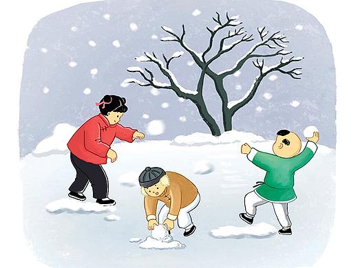 古代小孩嬉戏图
