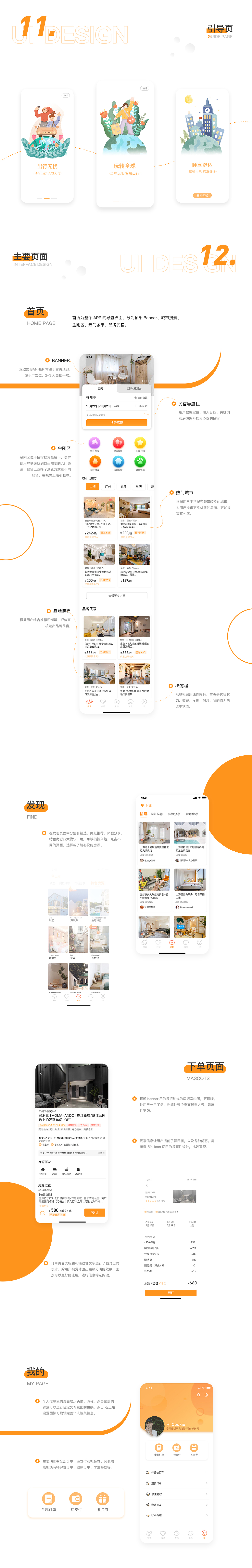 民宿APP（图ZMjQ1NTA3ODAw） - APP界面 - 站酷设计师艺妹妹原创素材 - 站酷ZCOOL