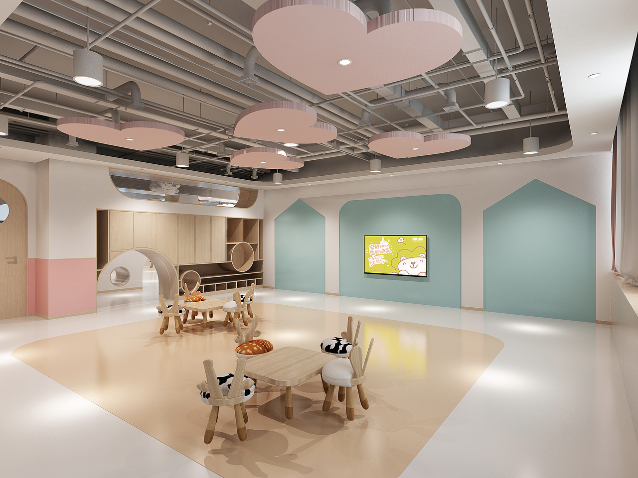 真爱幼幼托育中心（图ZMjUyNzQ0MjQw） - 商业空间设计 - 站酷设计师沅景设计工作室原创素材 - 站酷ZCOOL