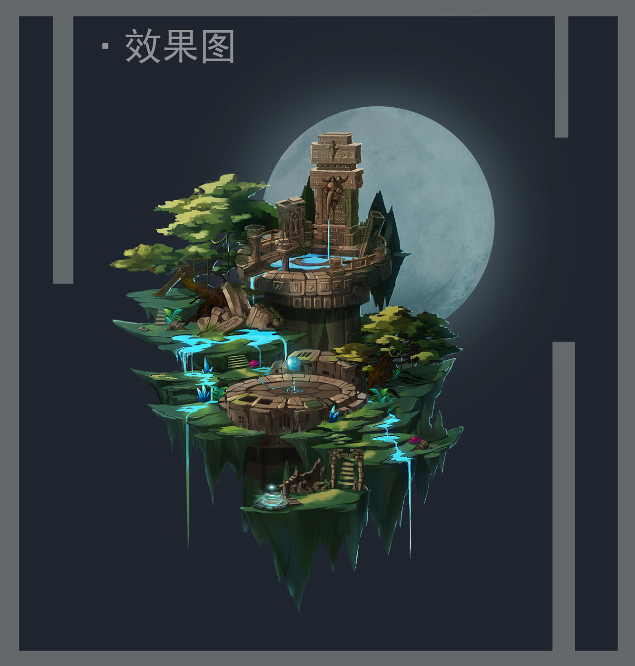 沙盘练习|插画|游戏原画|白炀 - 原创作品 - 站酷 (zcool)