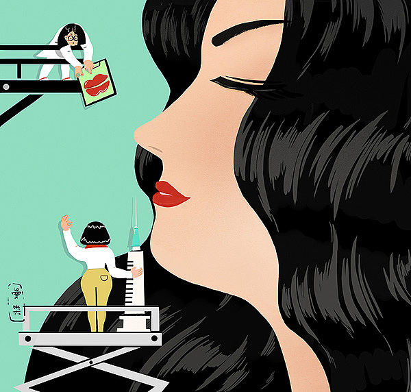 每个女孩都是爱美的小天使（图ZOTk2MjM5MTY=） - 商业插画 - 站酷设计师曼类类类类类原创素材 - 站酷ZCOOL