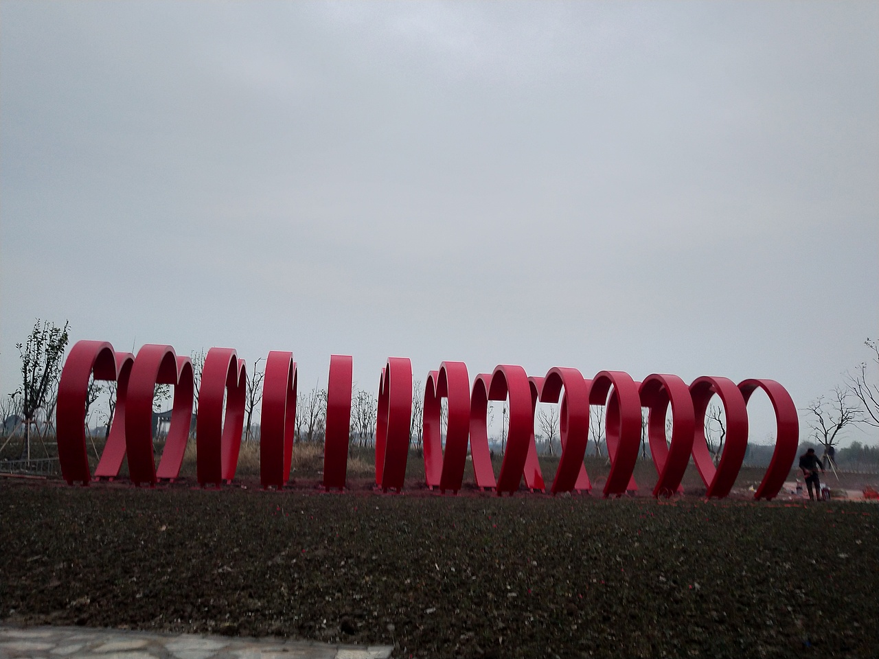 湖州心型廊雕塑