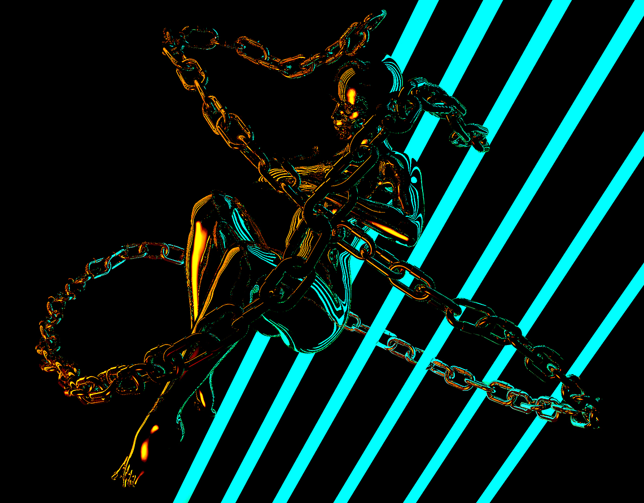 束缚 · 在光与影之间（图ZMjc0MjEzMDYw） - 人物/生物 - 站酷设计师Svili_Z原创素材 - 站酷ZCOOL