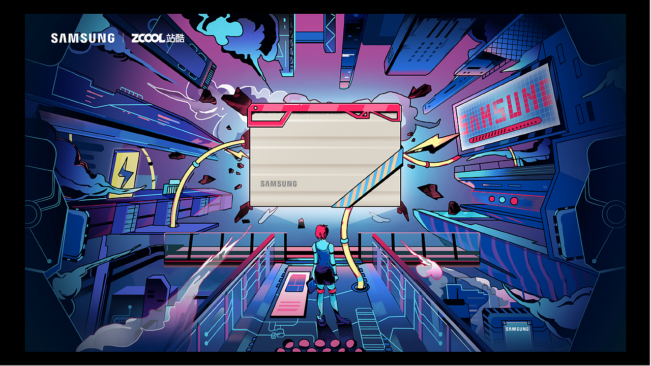 “未来之星”--三星闪耀星动海报设计