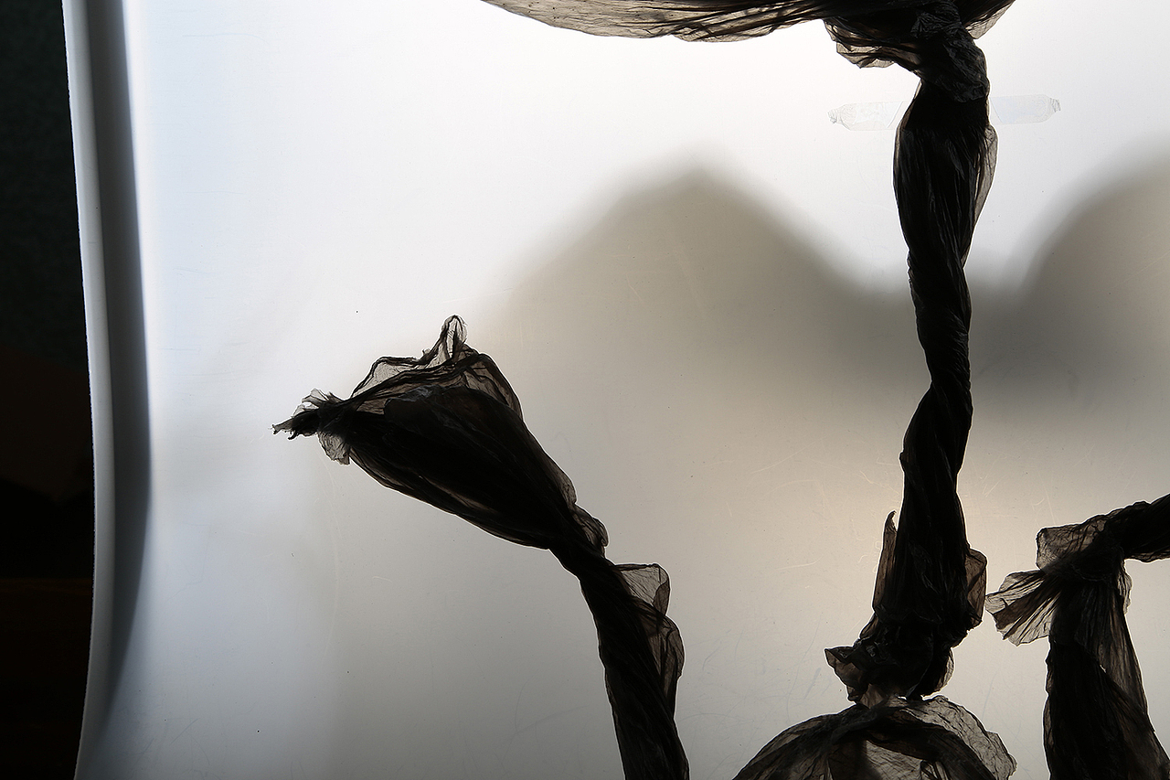 塑料袋创作水墨画|摄影|其他摄影|川页摄影_原创作品-站酷zcool