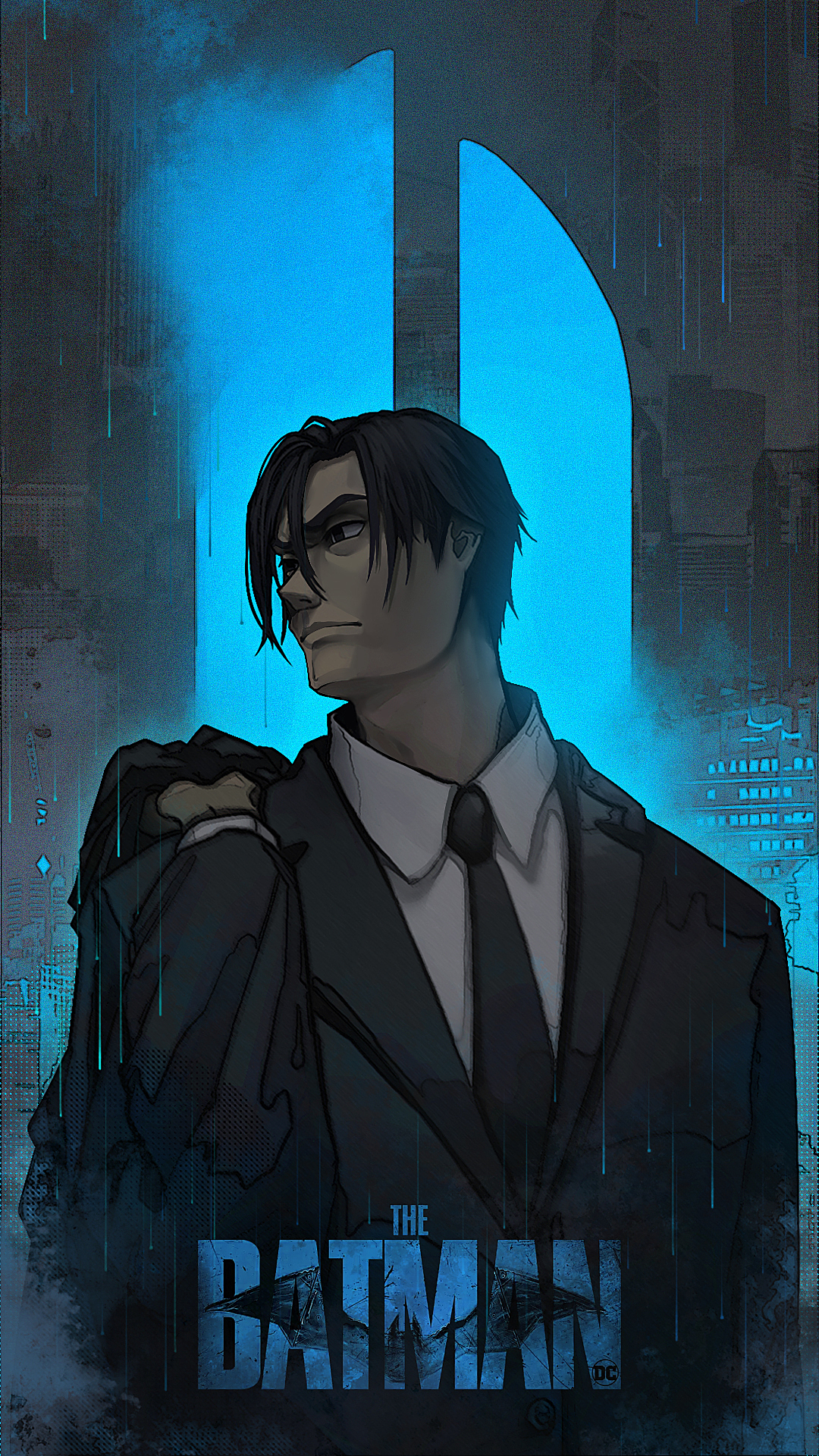【插画】《新蝙蝠侠》竖版插画+Q版小剧场（图ZMjkwMDg3NzIw） - 创作习作 - 站酷设计师饺紫猫原创素材 - 站酷ZCOOL