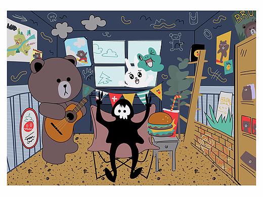 LINEFRIENDS x ME（個(gè)人主頁(yè)-ZMjQ0MzQ3MDg=） - 創(chuàng)作習(xí)作 - 站酷設(shè)計(jì)師XUOLING原創(chuàng)素材 - 站酷ZCOOL