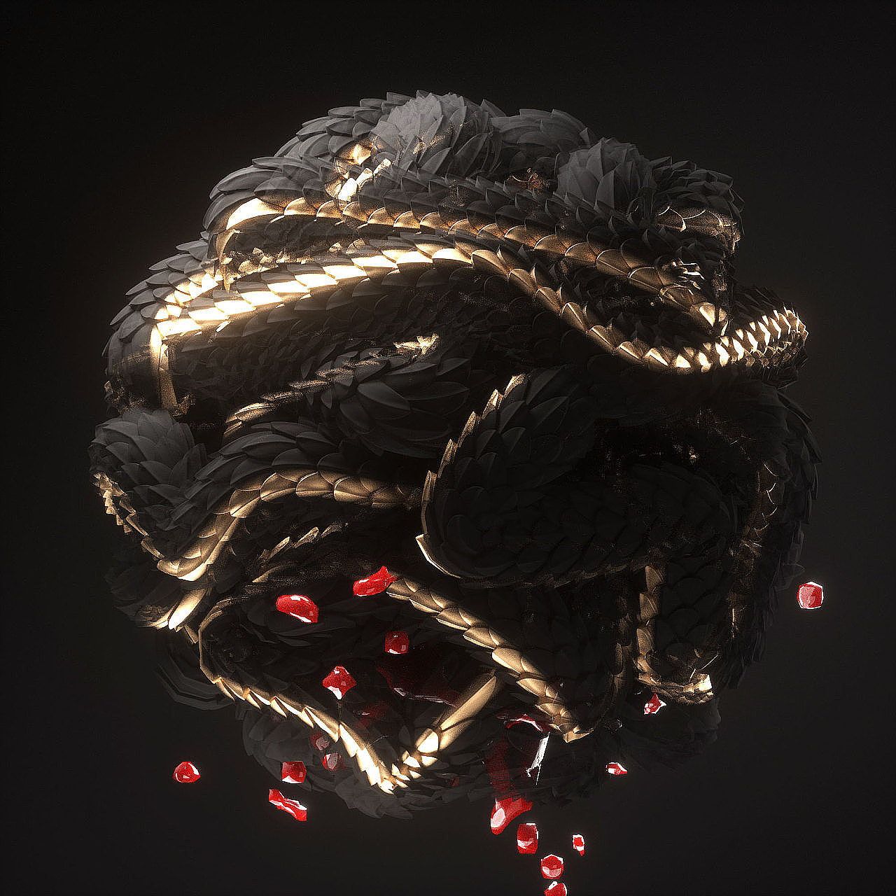 C4D 三维电商场景