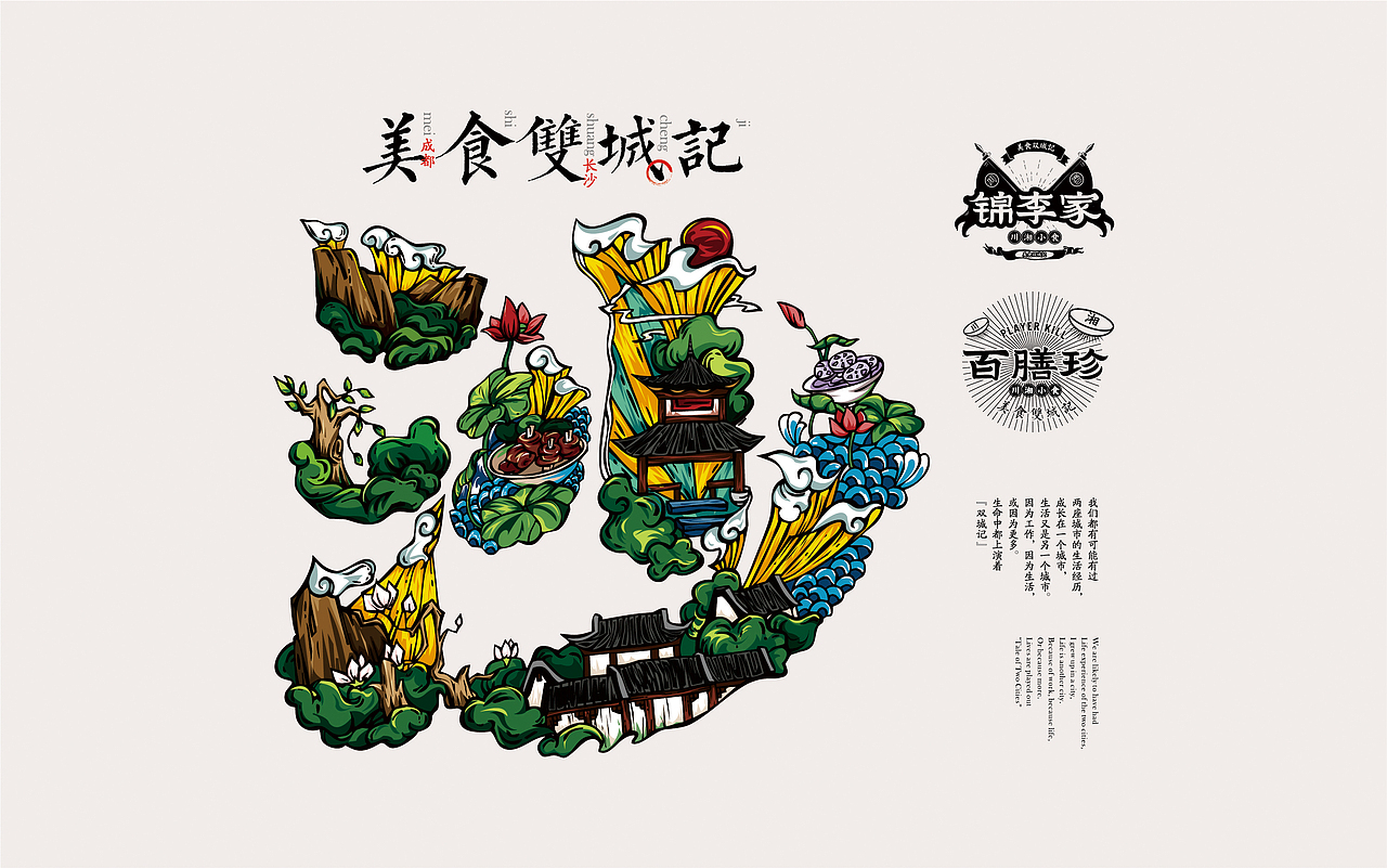 专注餐饮这几年——意合餐饮插画合集(上)