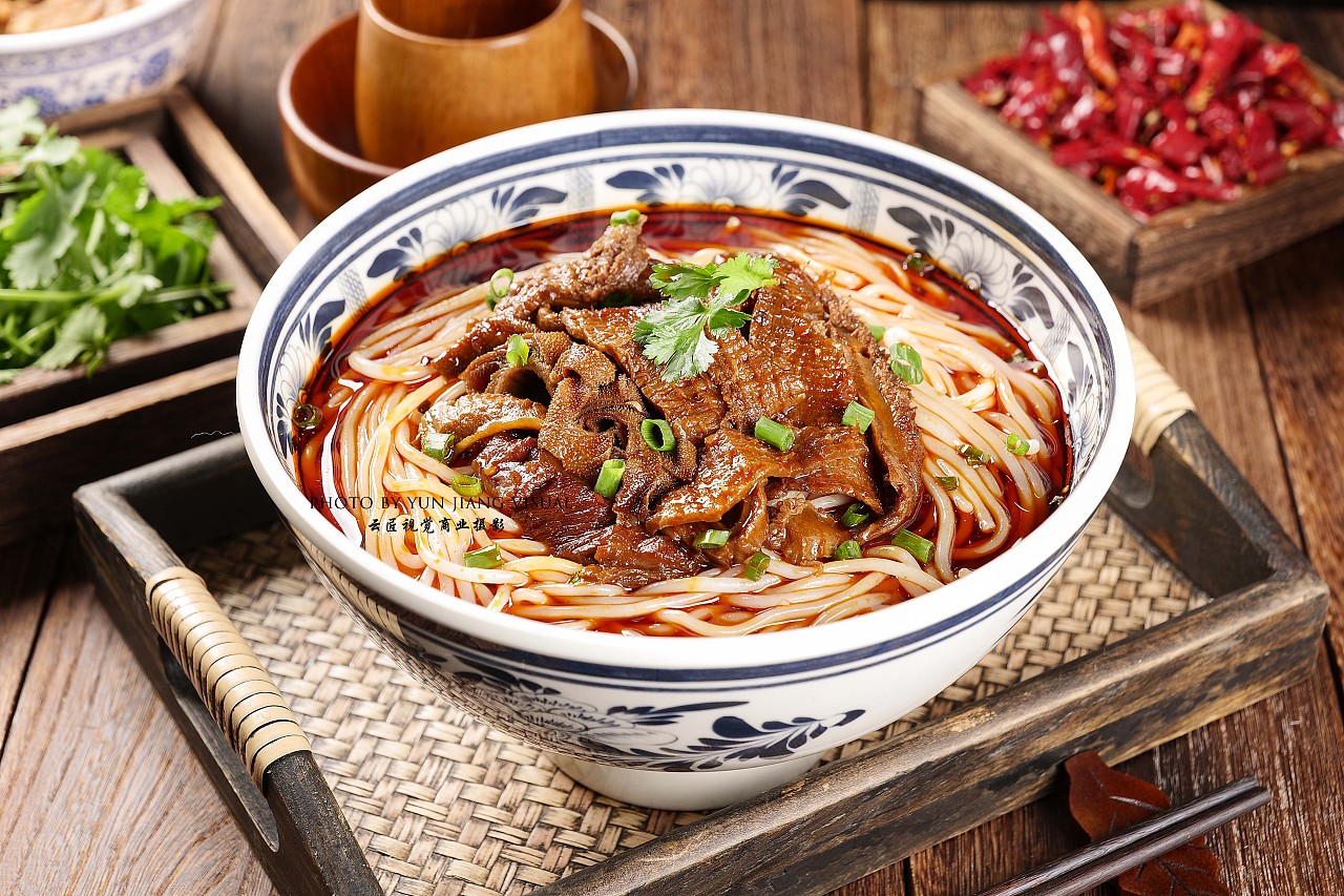 南粉北面/重庆小面拍摄/米线拍摄/羊肉粉